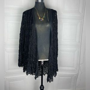 Black Drape Cardigan